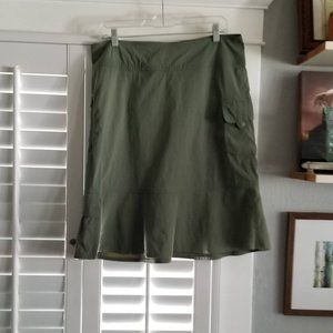 Royal Robbins Discovery Skirt Green